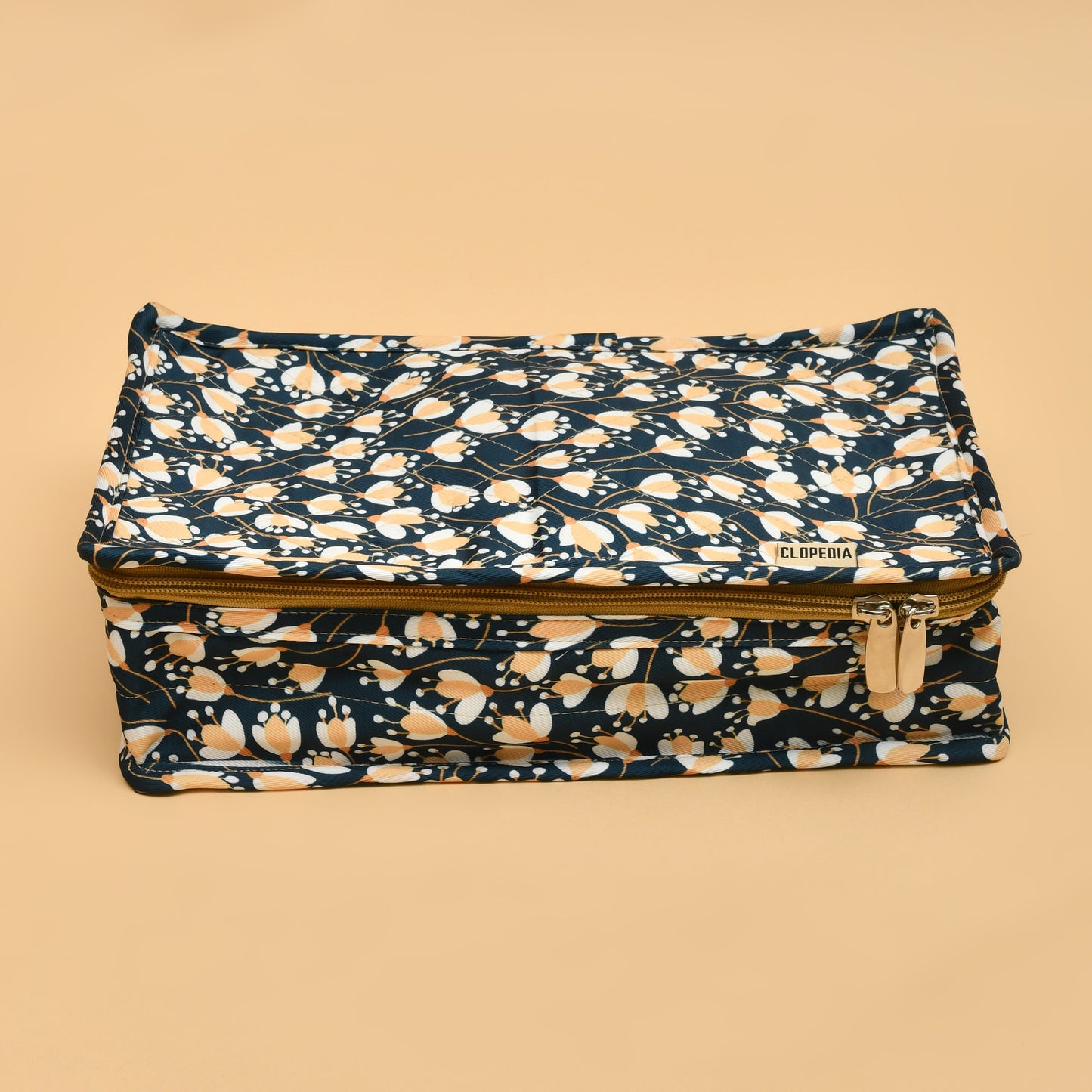 Jewellery Organiser_Navy Bloom - 5 Pouch